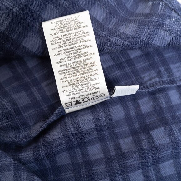 Anthropologie Cloth & Stone Short-Sleeve Pullover Blouse Top Blue NEW - Picture 14 of 14